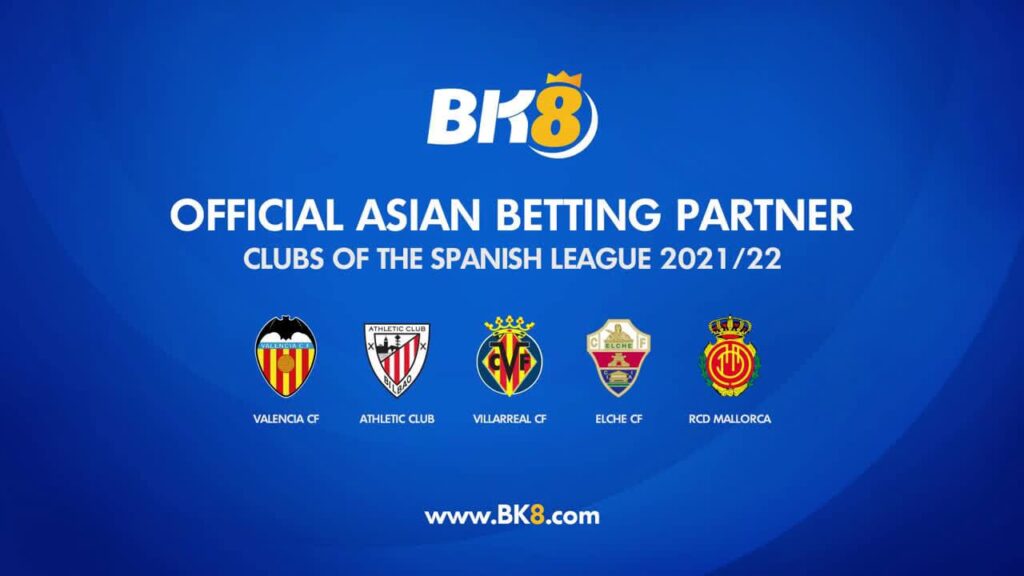 BK8 Official Asian betting partners