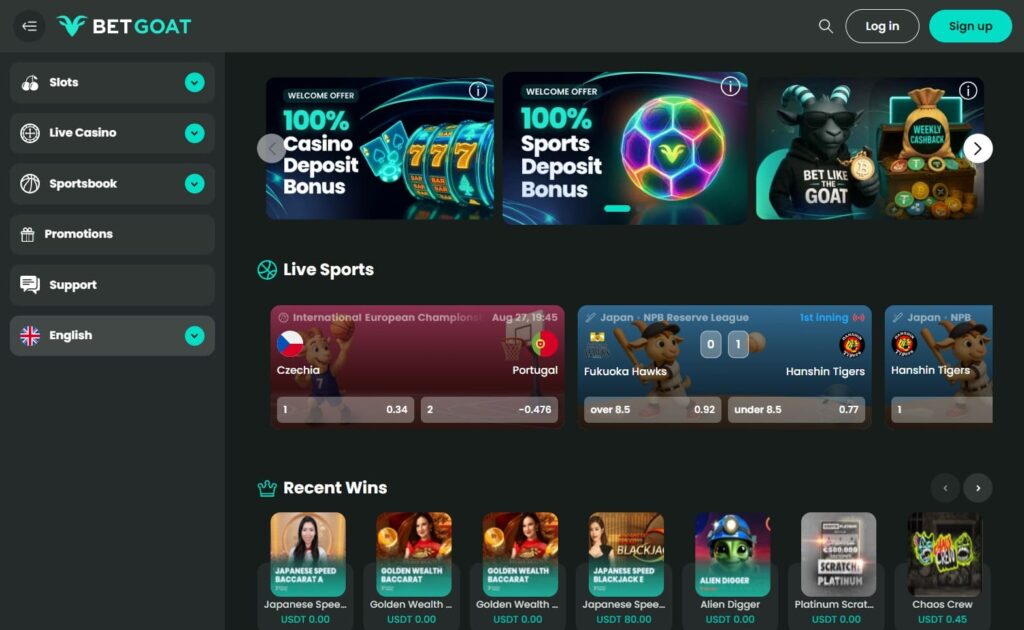 BETGOAT-Bitcoin Gambling & Crypto Casino