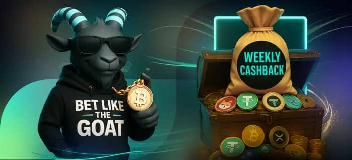 BETGOAT-Weekly Casino Cashback up to USDT500